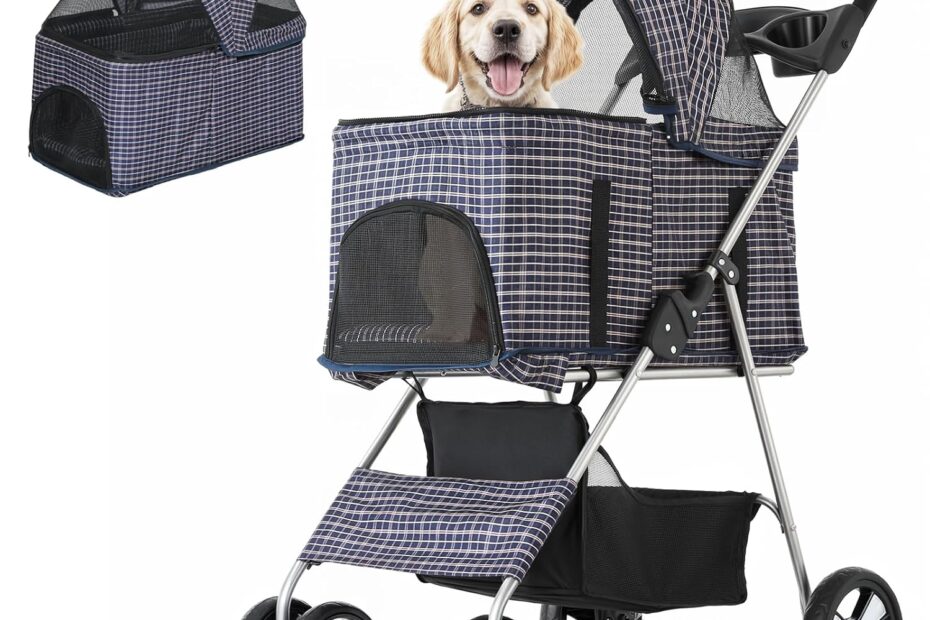 Explore Comfort: MoNiBloom 3-in-1 Foldable Pet Stroller Review