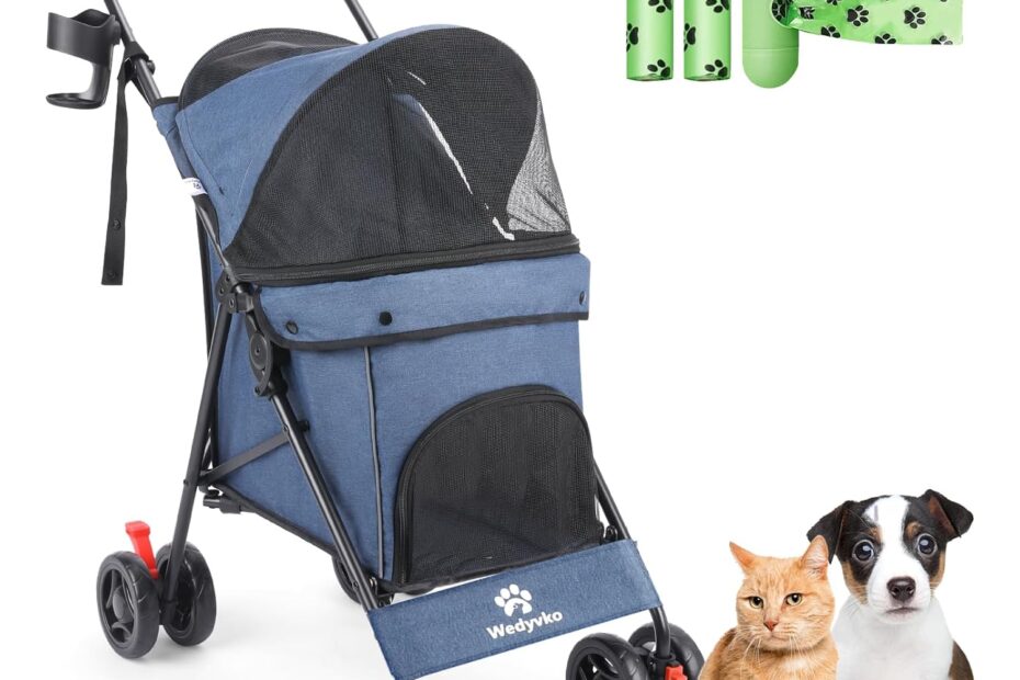 Explore the Convenience: Review of the Ultra Light Pet Stroller for Small to Medium Dogs