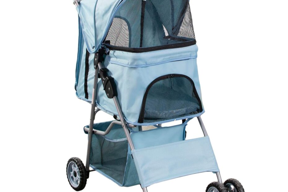 Explore the Great Outdoors: VIVO Four Wheel Pet Stroller Review