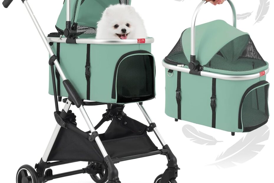 Explore the MoNiBloom Pet Stroller: The Perfect Travel Companion for Small Dogs!
