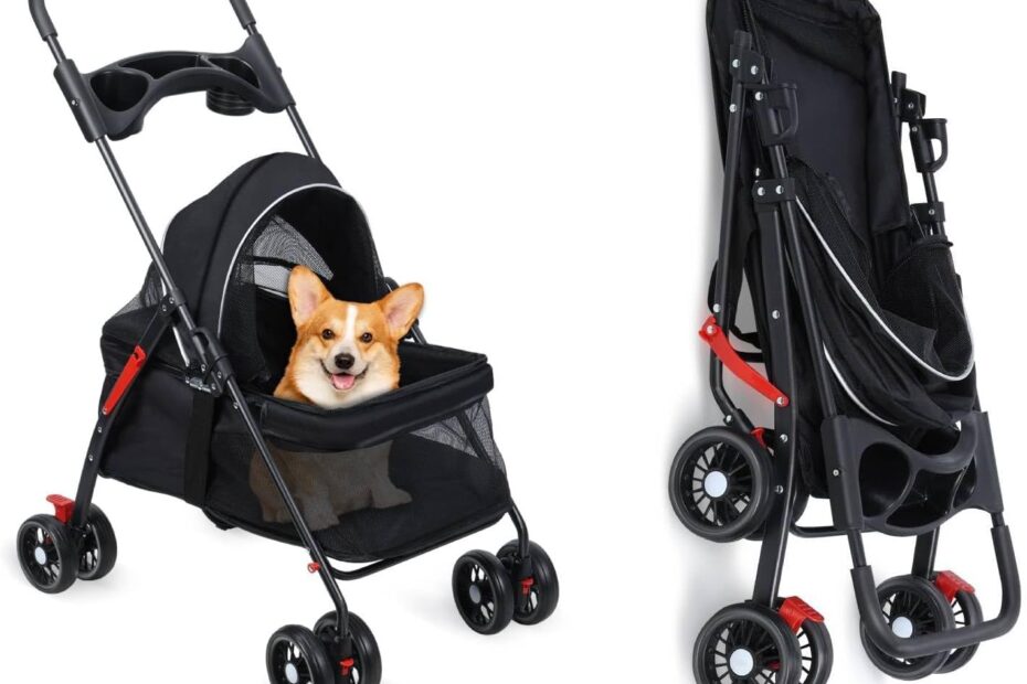 Explore the Outdoors: Review of the 4-Wheel Pet Stroller for Cats and Dogs