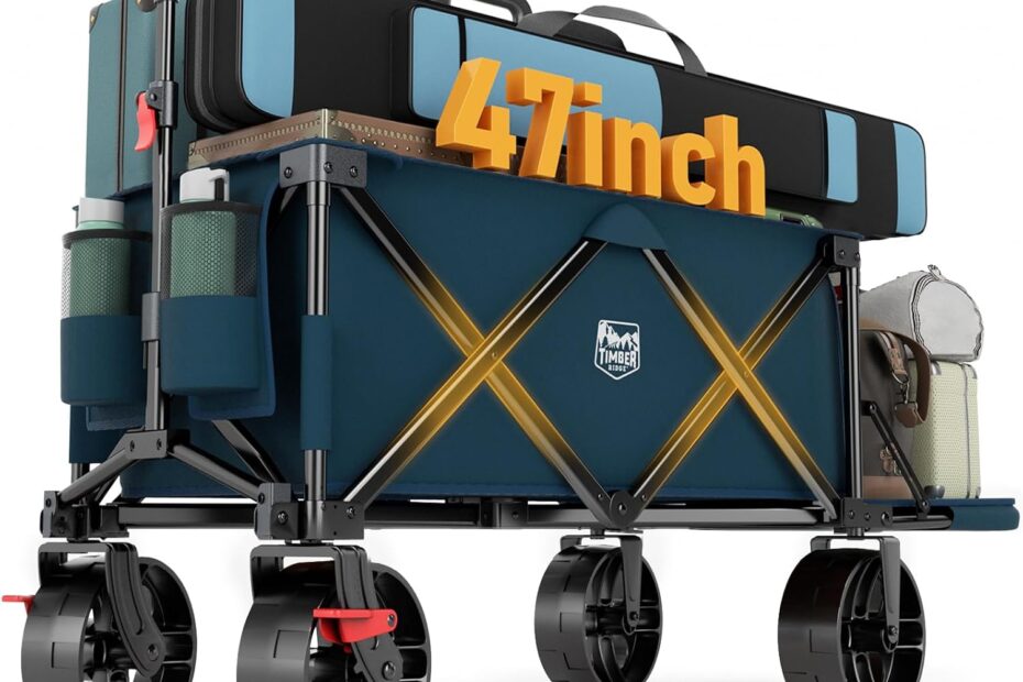 Explore the Outdoors: Timber Ridge 47" Collapsible Wagon Review