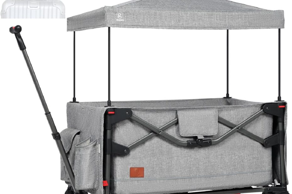 Explore the Ultimate Convenience: EVER ADVANCED Travel Wagon Stroller Review