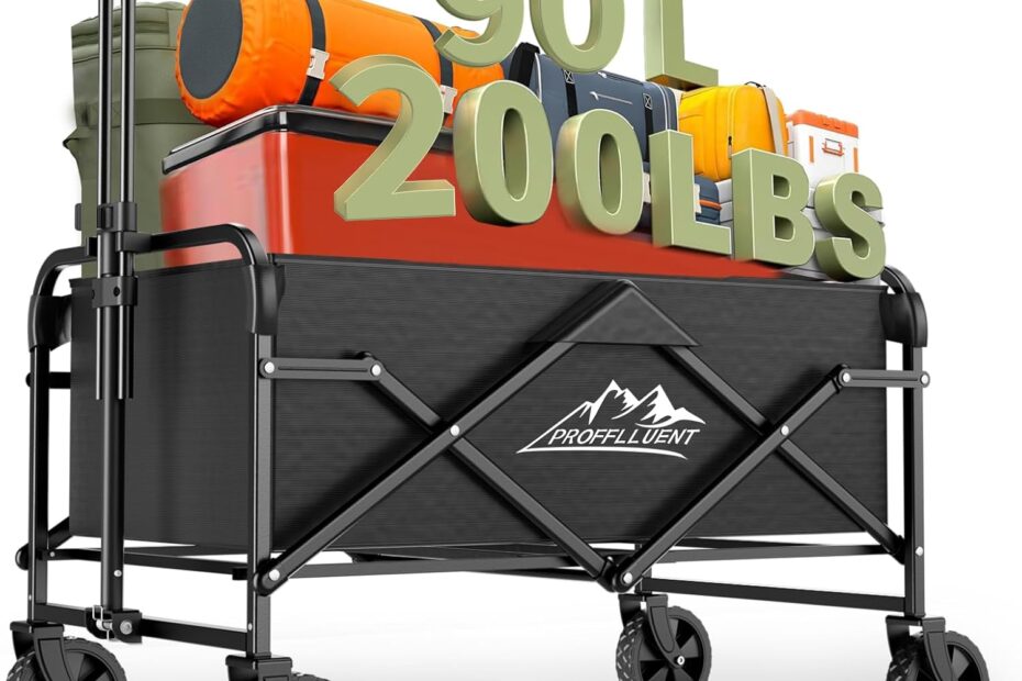 Explore the Versatile Collapsible Wagon Cart: Your Ultimate All-Terrain Shopping Companion!