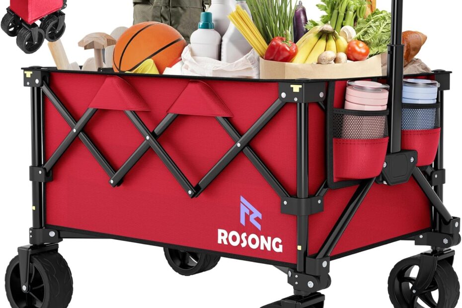 Explore the Versatility of the Folding Wagon Cart: Your Ultimate Portable Companion!