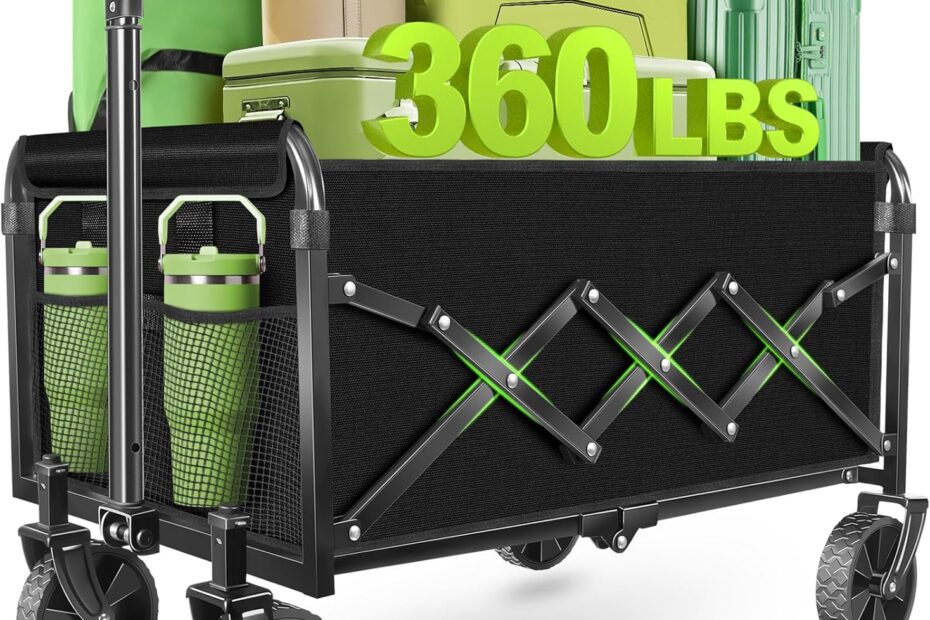 Explore the Versatility: The Ultimate Foldable Wagon for Every Adventure!