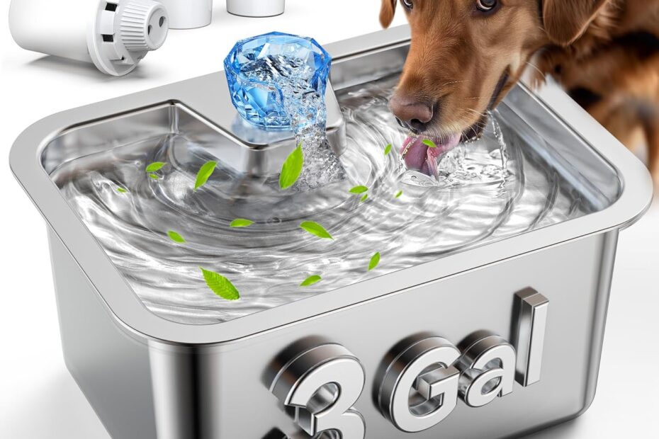 Hydrate Your Giant: Review of the Ultimate Stainless Steel Dog Water Fountain