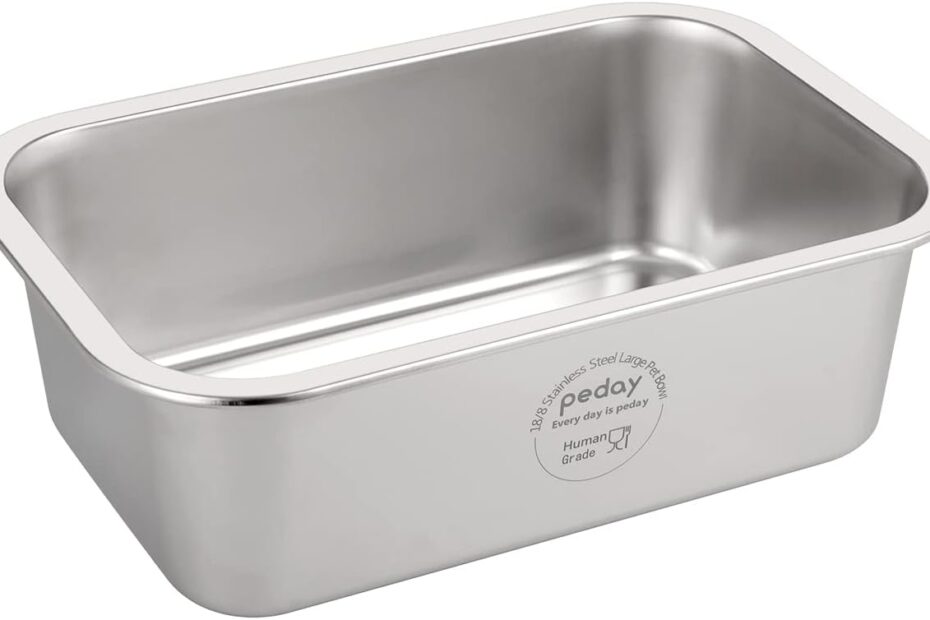 Hydrate Your Pup: The PEDAY 1.2 Gallon Stainless Steel Water Bowl Review!