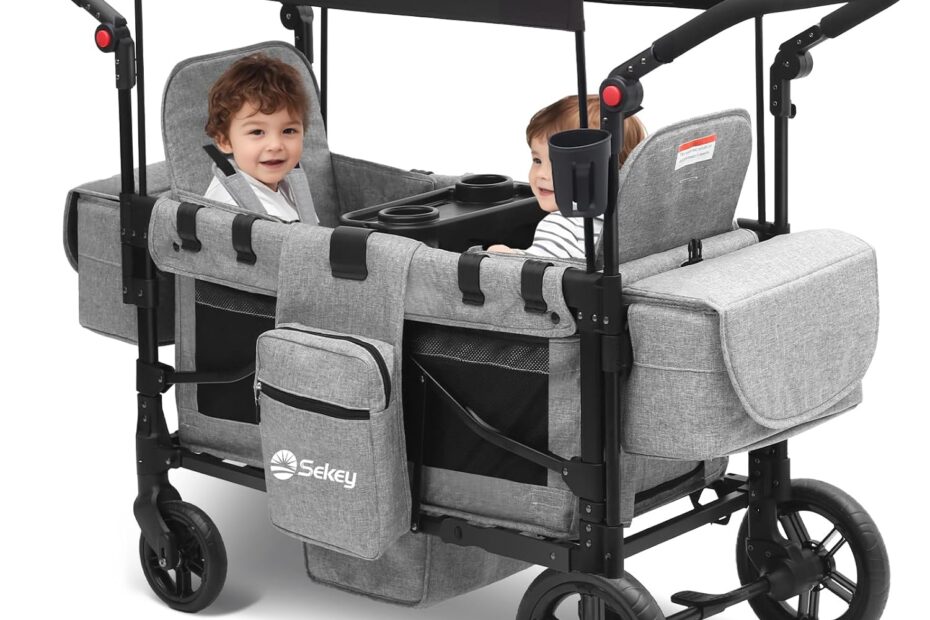 Luxury Comfort on the Go: Sekey 4-in-1 Stroller Wagon Review for Busy Parents