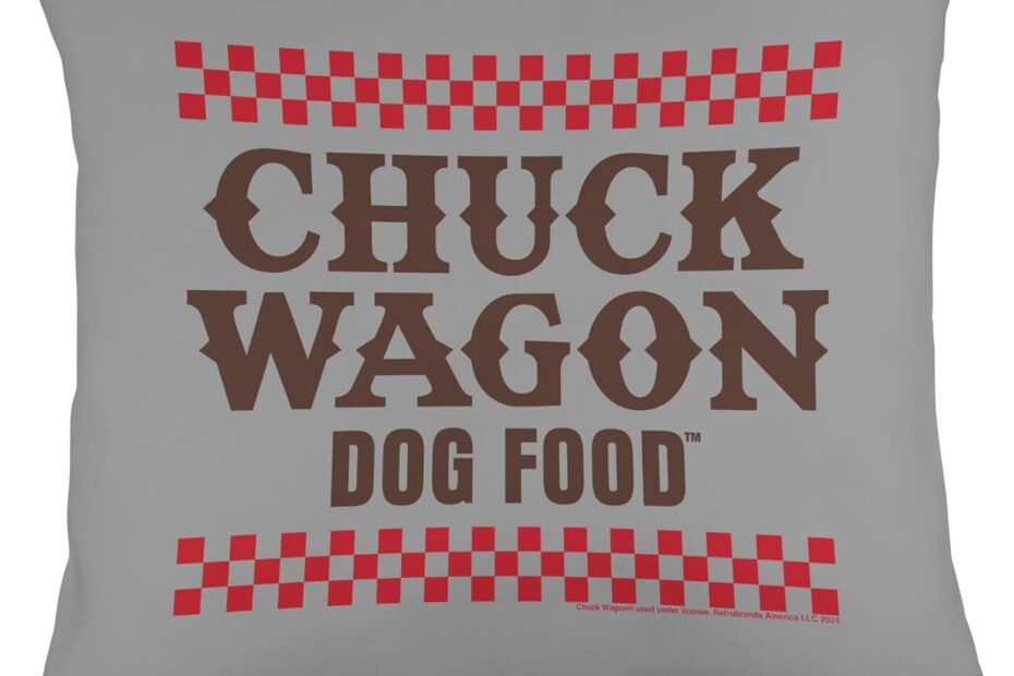 Retro Style Meets Comfort: A Review of the Chuck Wagon Dog Food Throw Pillow