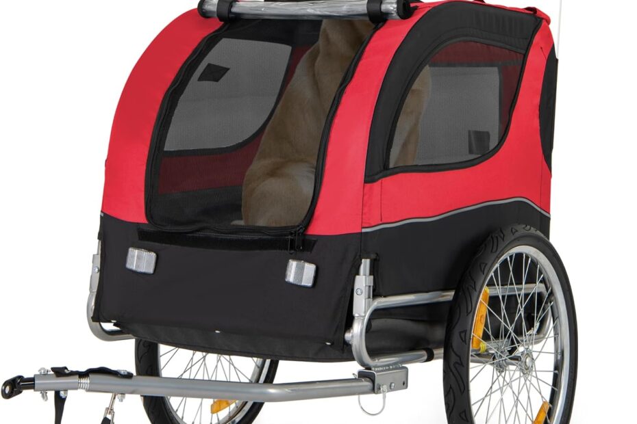 Ride in Style: The Giantex Dog Bike Trailer Review You Can't Miss!