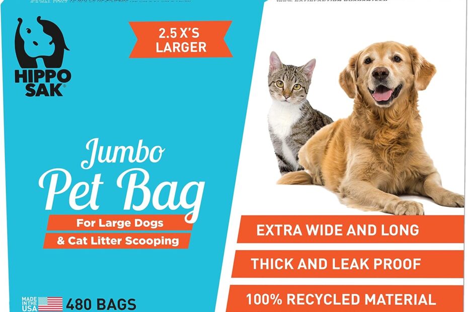 Say Goodbye to Mess: Hippo Sak® Extra Large Pet Poop Bags Review