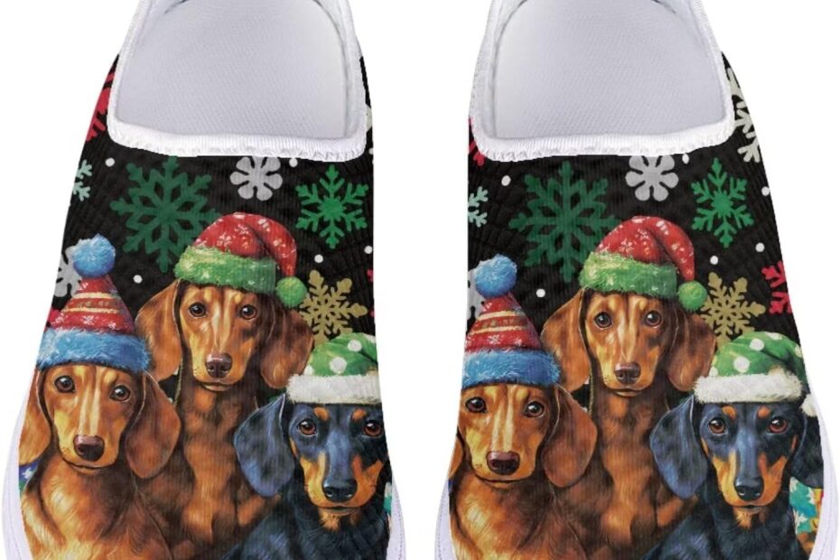 Step into Holiday Cheer: JoyLamoria Santa Claus Print Sneakers Review