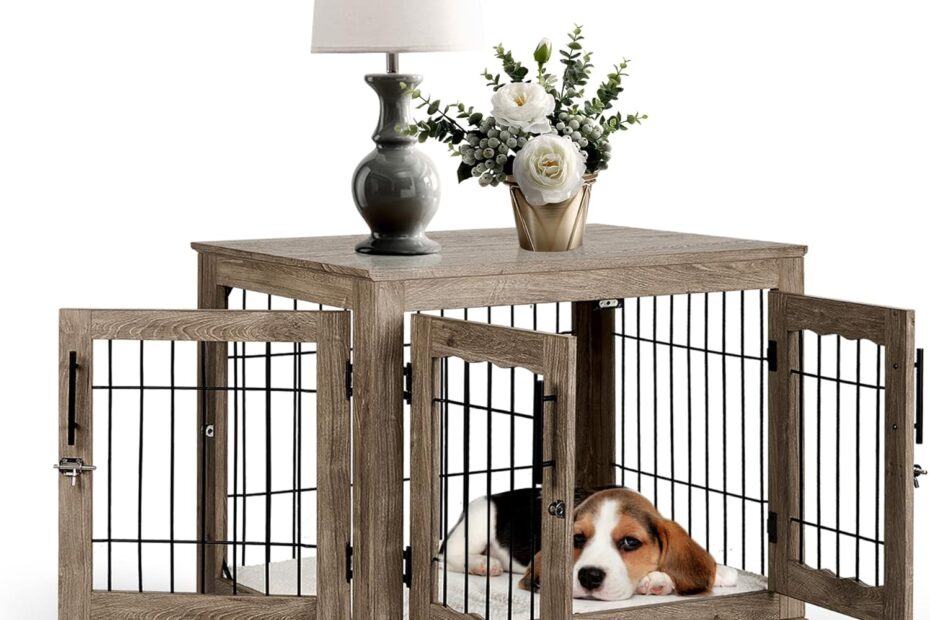 Stylish and Functional: Review of the 32-Inch Dog Crate Furniture for Your Furry Friend