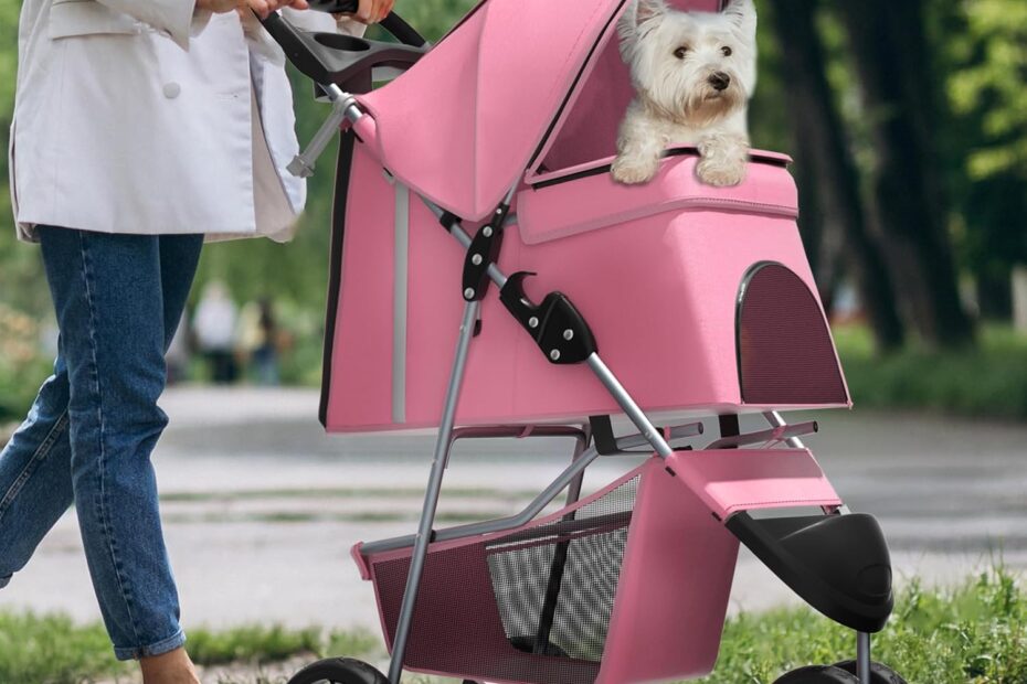 Stylish and Practical: The Ultimate Pink Dog Stroller Review