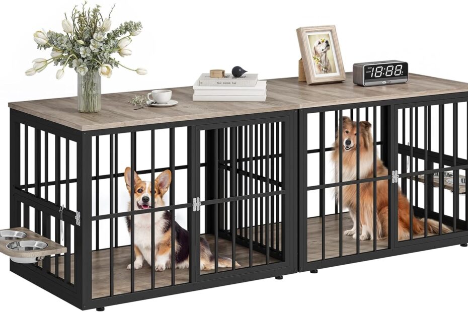 Stylish and Spacious: The Ultimate Double Dog Crate Review!