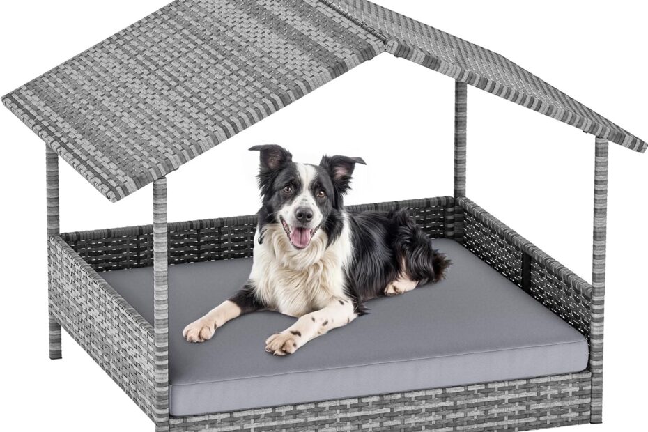 Stylish Comfort: DWVO Large Wicker Dog House Review