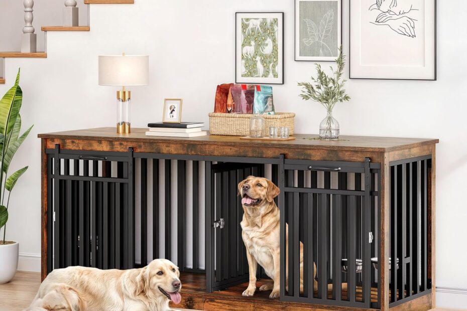 Stylish & Functional: DWVO 71" Double Dog Crate Review for Medium Dogs
