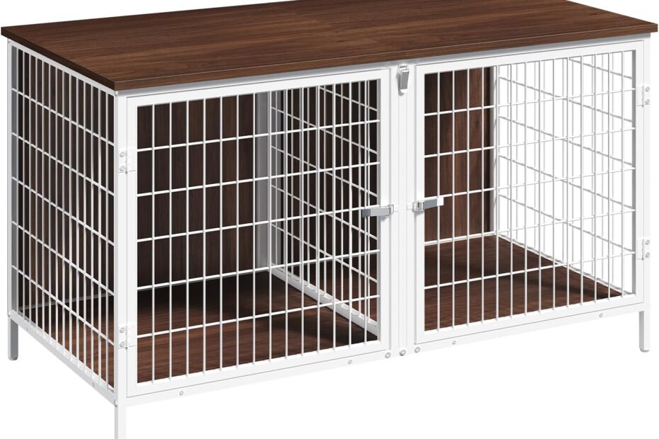 Stylish & Functional: The Ideal Dog Crate Furniture for Two Dogs