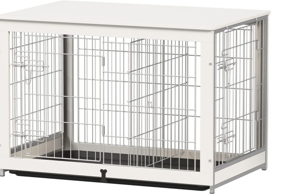 Stylish & Functional: The Piskyet Wooden Dog Crate Furniture Review