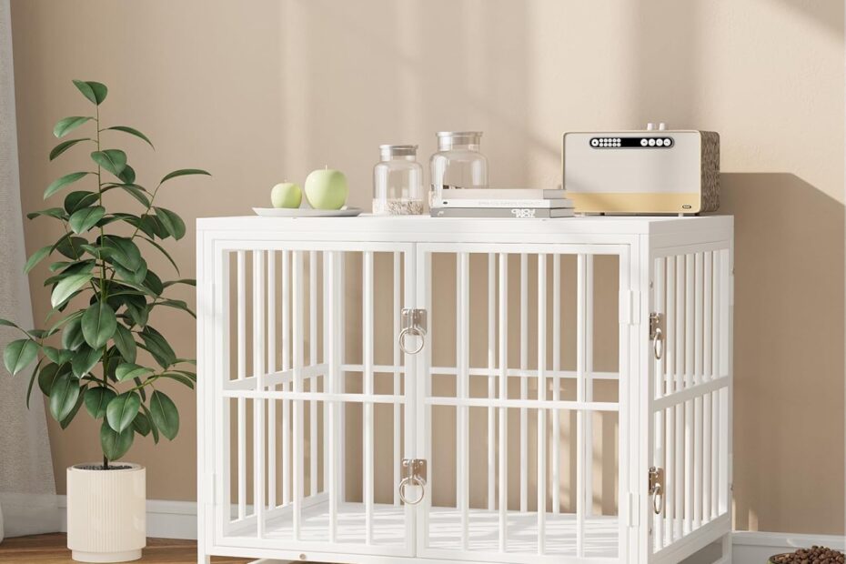 Stylish & Safe: VOWNER 32 Inch Dog Crate Review for Your Best Friend