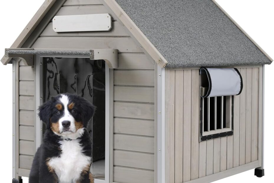 The Perfect Haven: Review of the 30.5" L Outdoor Dog House for Your Furry Friends
