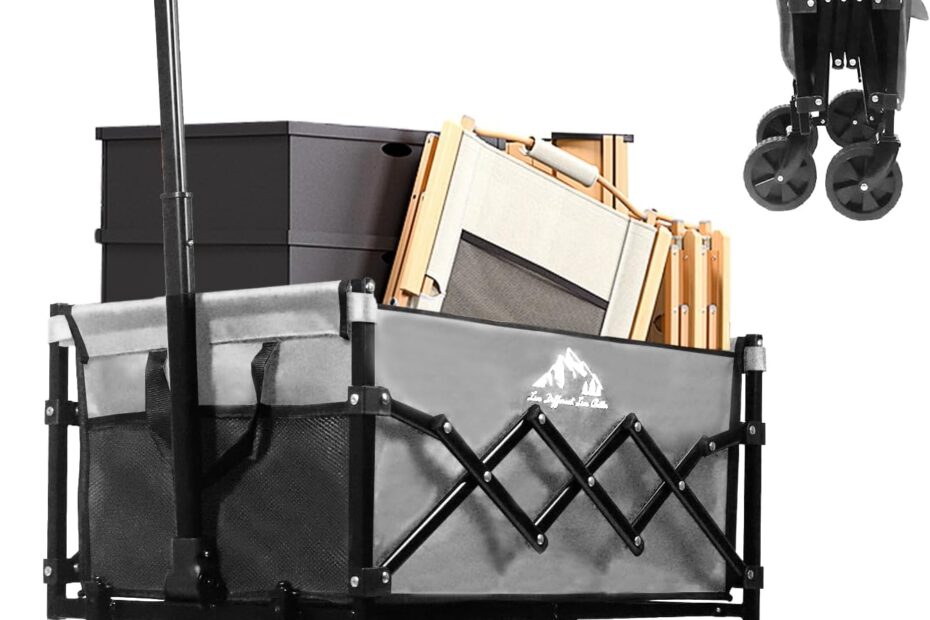 The Ultimate Collapsible Wagon: Perfect for Beach Trips and Grocery Runs!