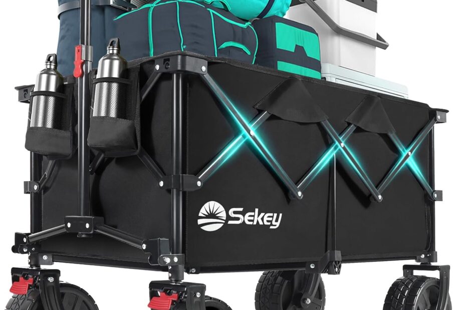 The Ultimate Collapsible Wagon: Your Go-To All-Terrain Cart for Every Adventure!