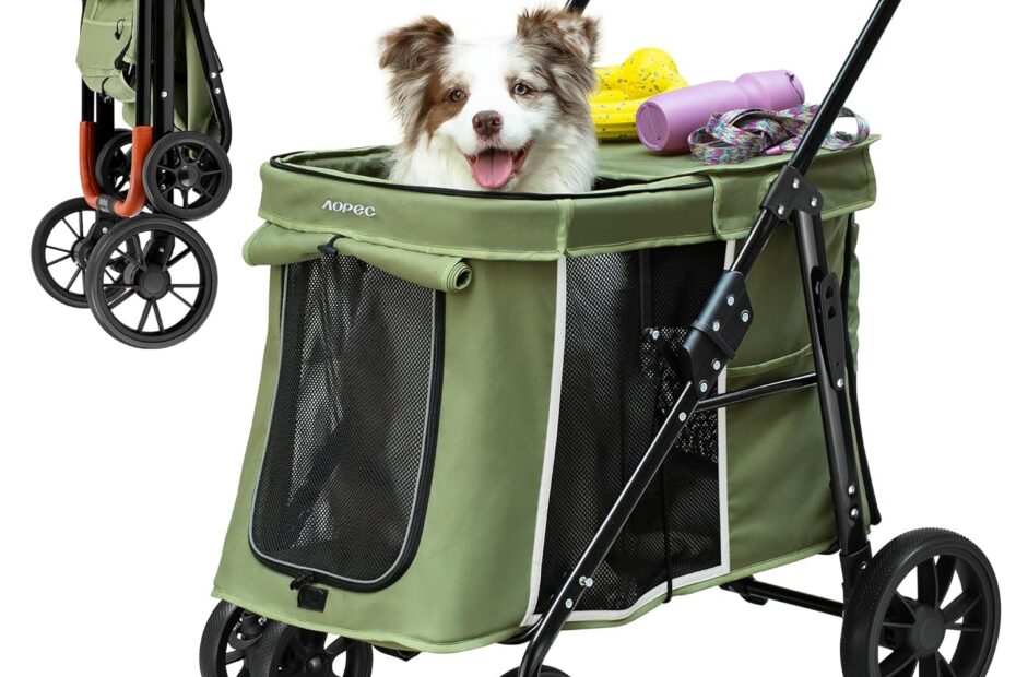 The Ultimate Medium Dog Stroller: Travel Easy with Comfort and Style!