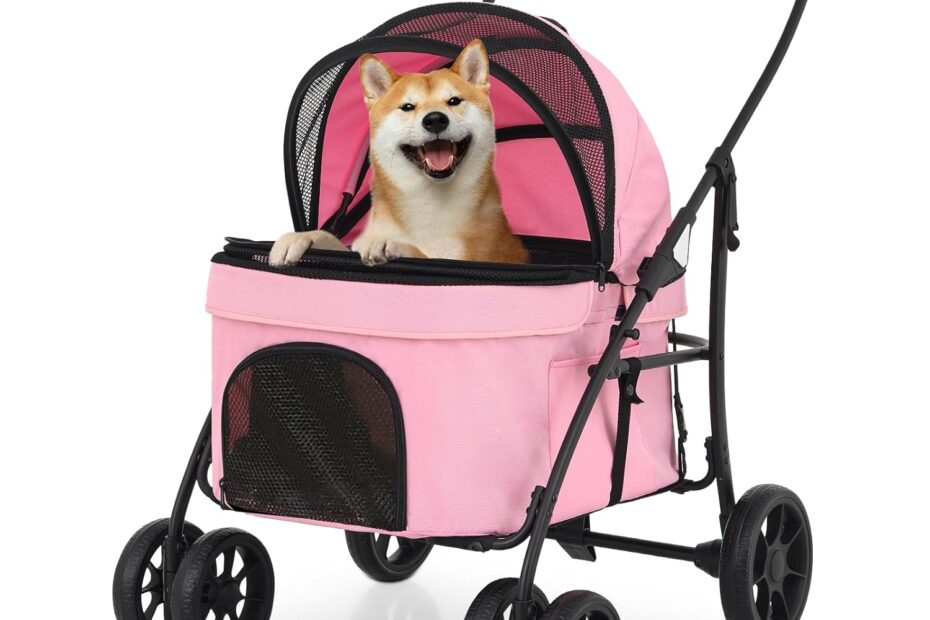The Ultimate Pet Companion: Magshion Pet Stroller Review for Medium Dogs & Cats