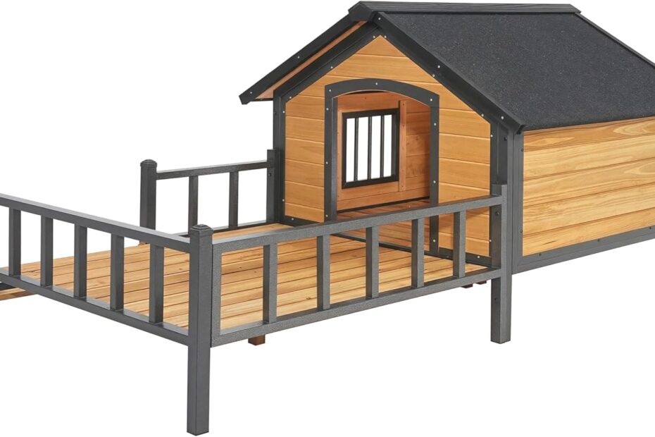 The Ultimate ZMAD Large Dog House: Weatherproof Comfort for Your Beloved Pet!
