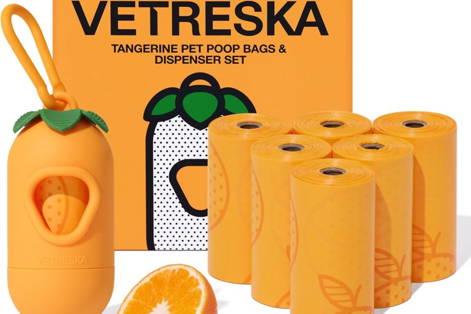 Tidy Up with VETRESKA: The Ultimate Citrus-Scented Dog Poop Bag Dispenser!