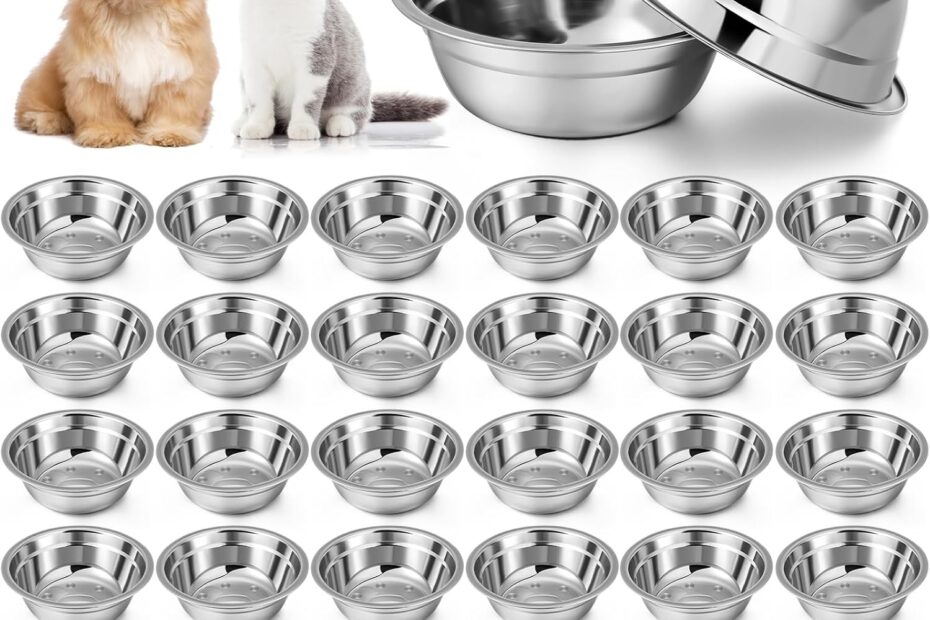 Top 30-Pack Stainless Steel Dog Bowls: Lightweight & Durable Pet Essentials Review