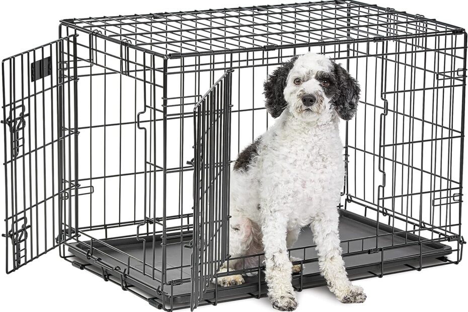 Top Review: MidWest Homes for Pets Double Door Dog Crate - Security and Comfort for Your Pup!