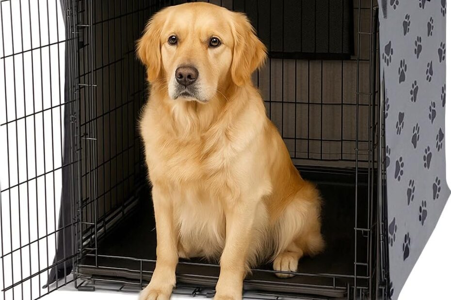 Transform Your Dog's Crate: GORILLA GRIP Covers for Ultimate Comfort and Privacy!