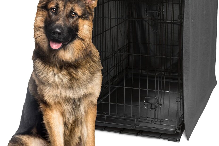 Transform Your Dog's Space with the Friends Forever 48" Metal Crate Cover!