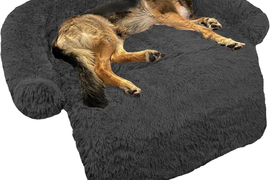 Transform Your Pet's Comfort: Review of the Calming Fluffy Plush Dog Bed