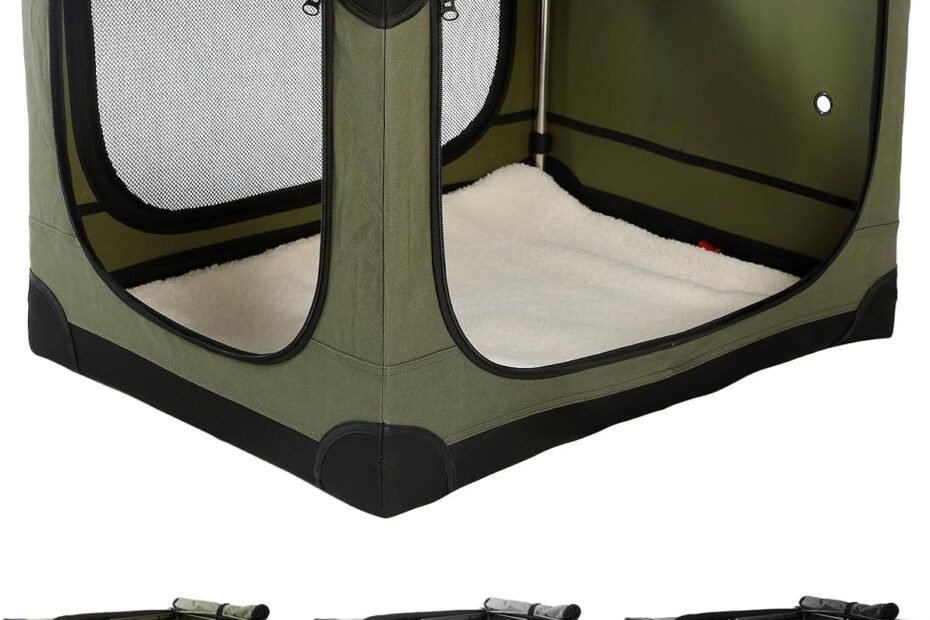 Travel Hassle-Free: Review of the 42-Inch Collapsible Travel Dog Crate