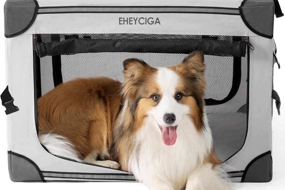 Travel Smart with EHEYCIGA: The Ultimate Collapsible Dog Crate Review!