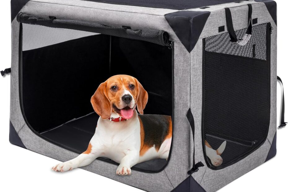 Ultimate Comfort: 36 Inch Soft Dog Crate for Large Breed Adventures