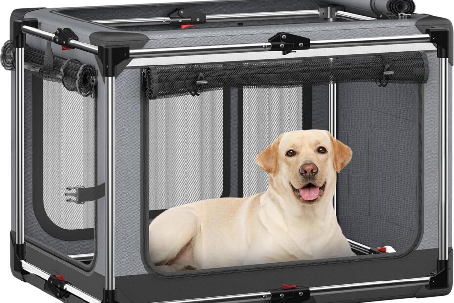 Ultimate Comfort and Convenience: Review of the 42 Inch Collapsible Dog Crate for Extra Large Dogs
