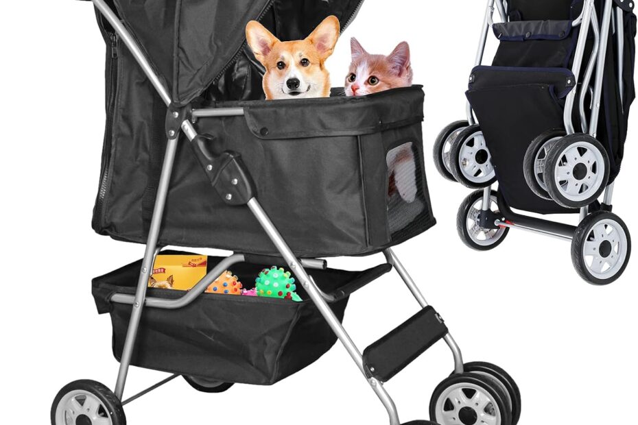 Ultimate Comfort: Best 4-Wheel Pet Stroller for Dogs & Cats