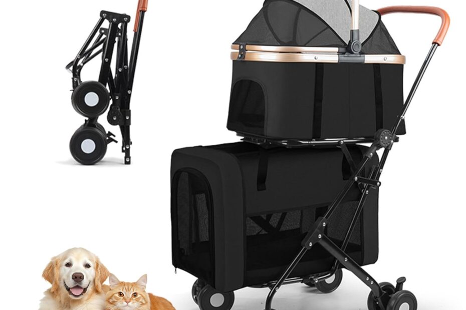 Ultimate Comfort: Eanpet Double Pet Stroller Review for Happy Travels with Your Furry Friends!