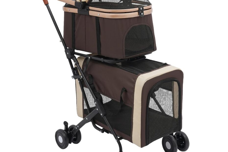 Ultimate Comfort for Your Furry Friends: A Review of the 2-Layer Pet Stroller
