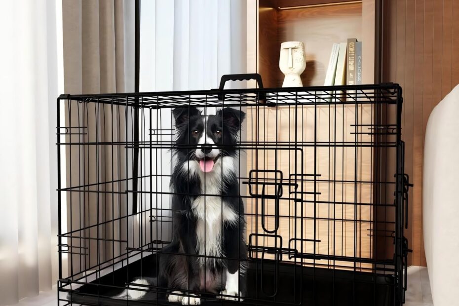 Ultimate Comfort for Your Pup: FLEXIMOUNTS 42" Folding Dog Crate Review!