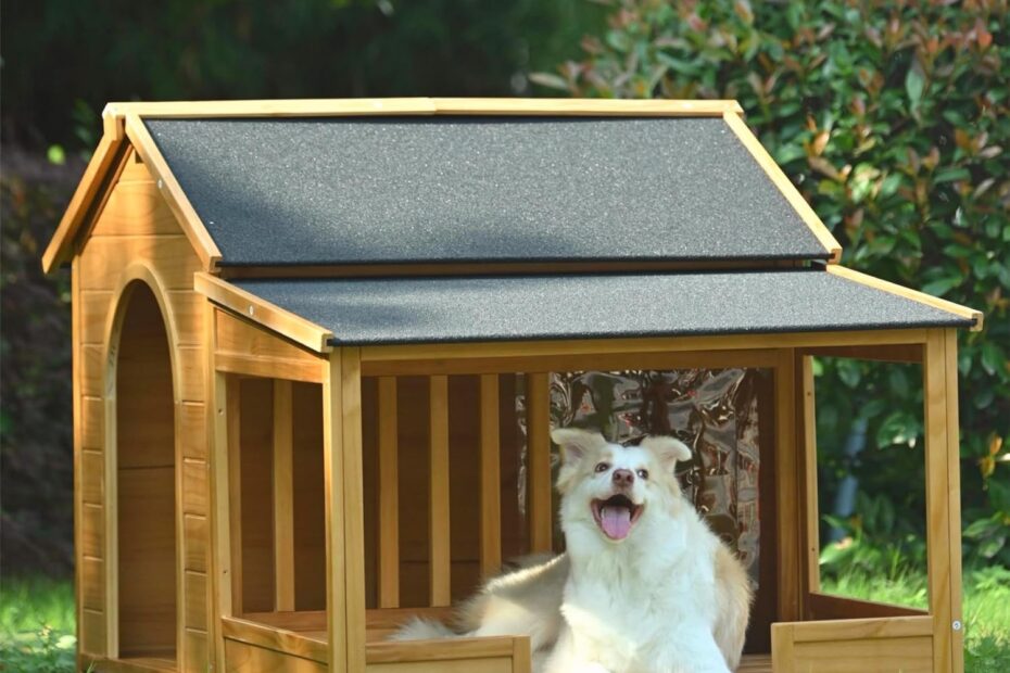 Ultimate Comfort for Your Pup: Merax Extra Large Wooden Dog House Review