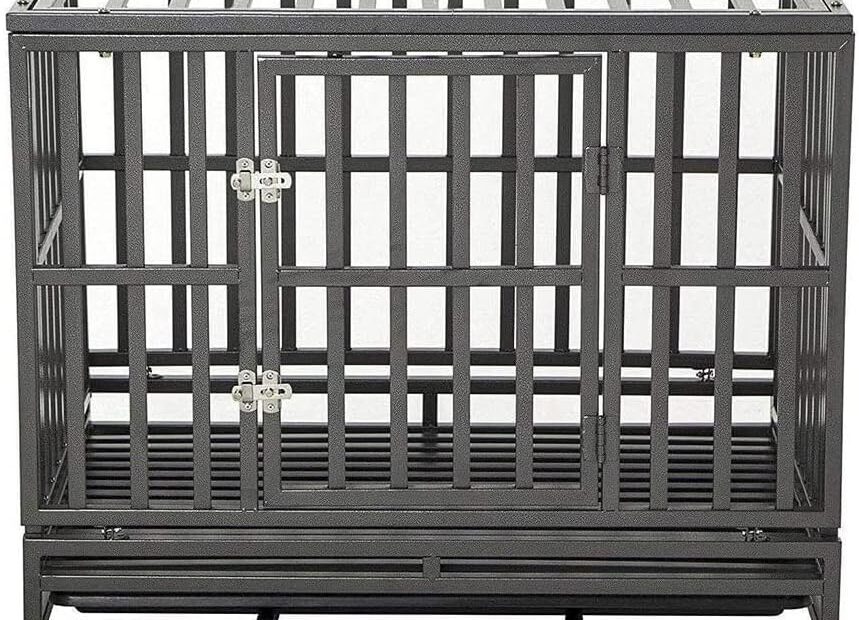 Ultimate Comfort: LUCKUP 38 Inch Heavy Duty Dog Cage Review