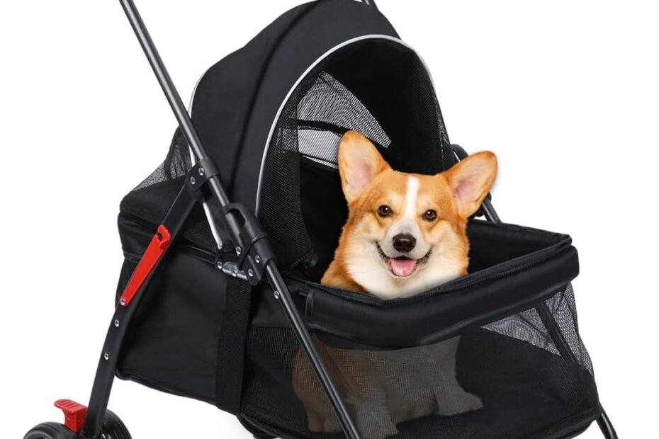 Ultimate Comfort on the Go: Review of the 2-in-1 Pet Stroller for Your Furry Friends!