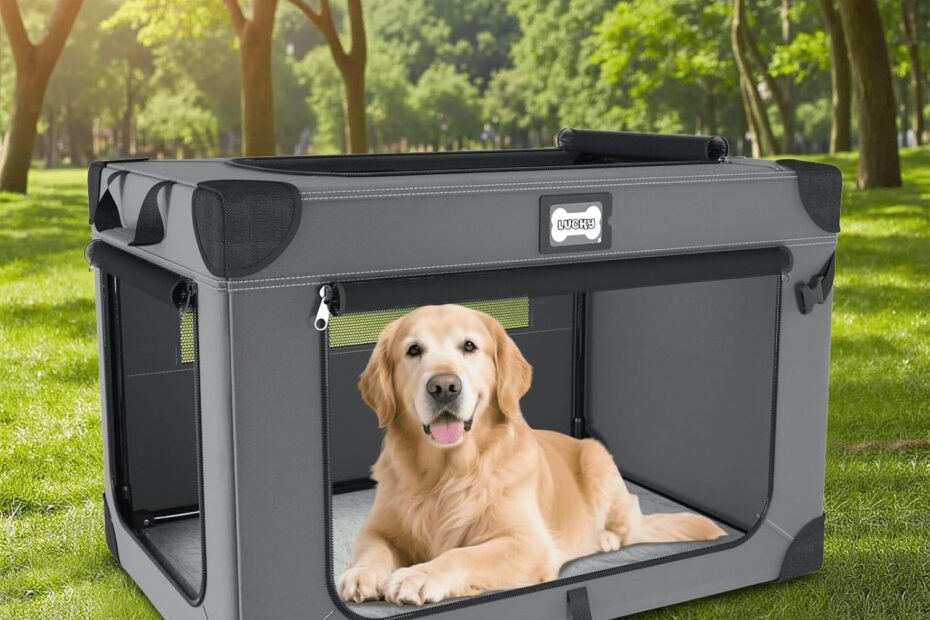 Ultimate Comfort on the Go: Review of the 36 Inch Collapsible Dog Crate for Large Dogs