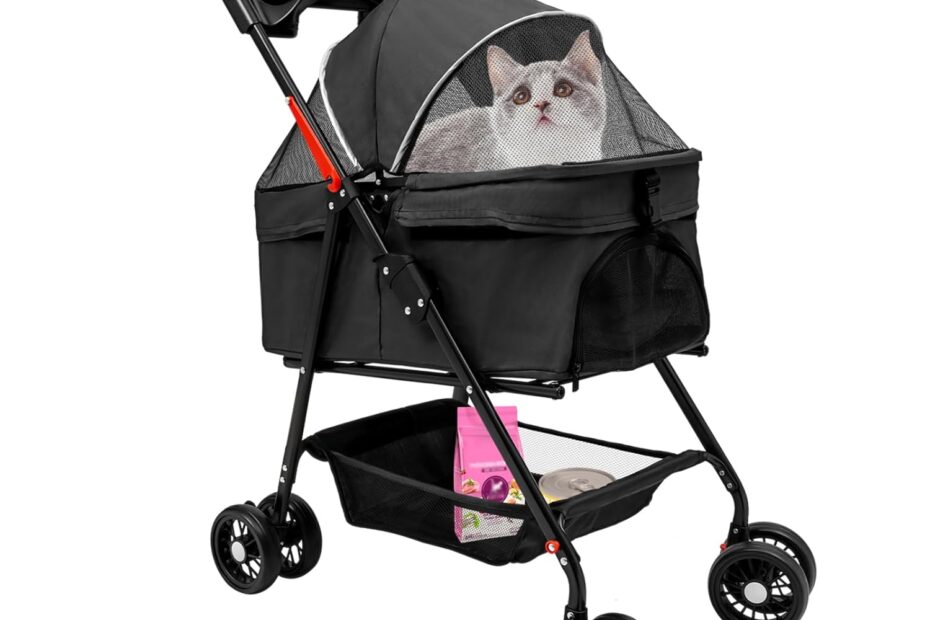 Ultimate Comfort on the Go: Review of the Folding Pet Stroller for Cats and Dogs